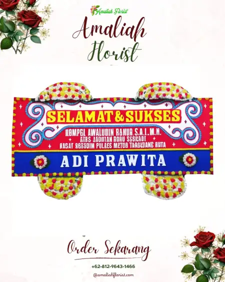 Papan Bunga Ucapan Selamat Ampelgading
